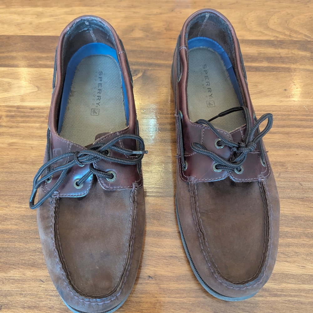 Sperry Men's Brown Boat Shoes Size 14
